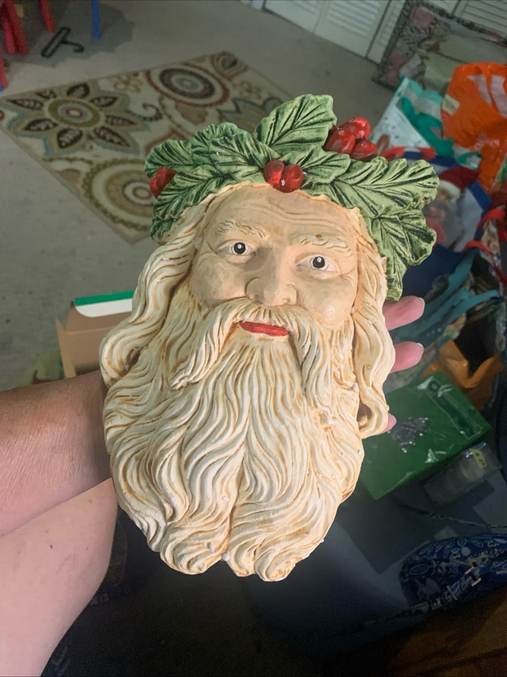 House of Loyd Vintage Old World Santa 3D Face Wall Decor Vintage